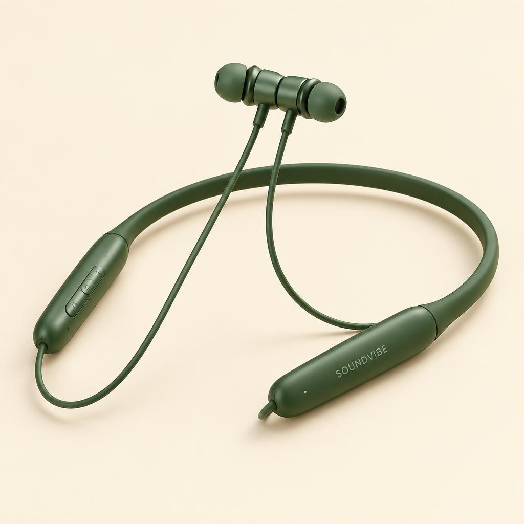 Kratos N4 Bluetooth Neckband, 52H Playtime, Deep Bass