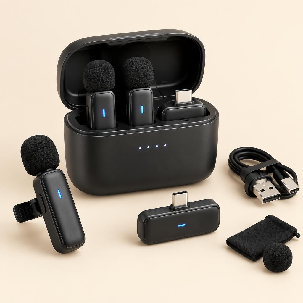 GRENARO S12 Wireless Microphone for YouTube, Noise Reduction