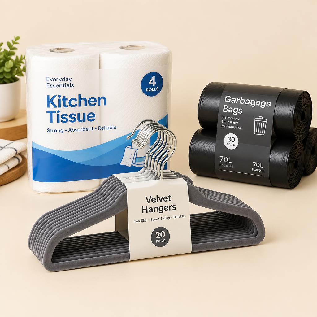 Amazon Brand Presto! 2 Ply Kitchen Tissue Rolls, 360 Pulls (6 Rolls)